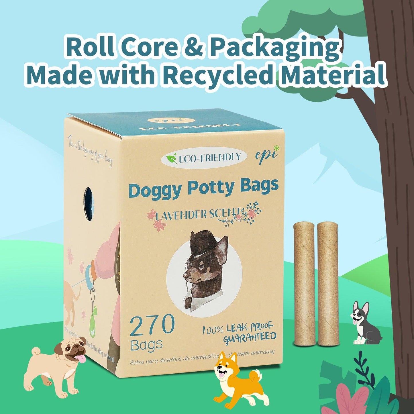 Ecopaws Biodegradable Dog Poop Bags