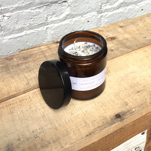 Lavender + White Sage Candle | Hand-Poured Aromatherapy Soy Wax